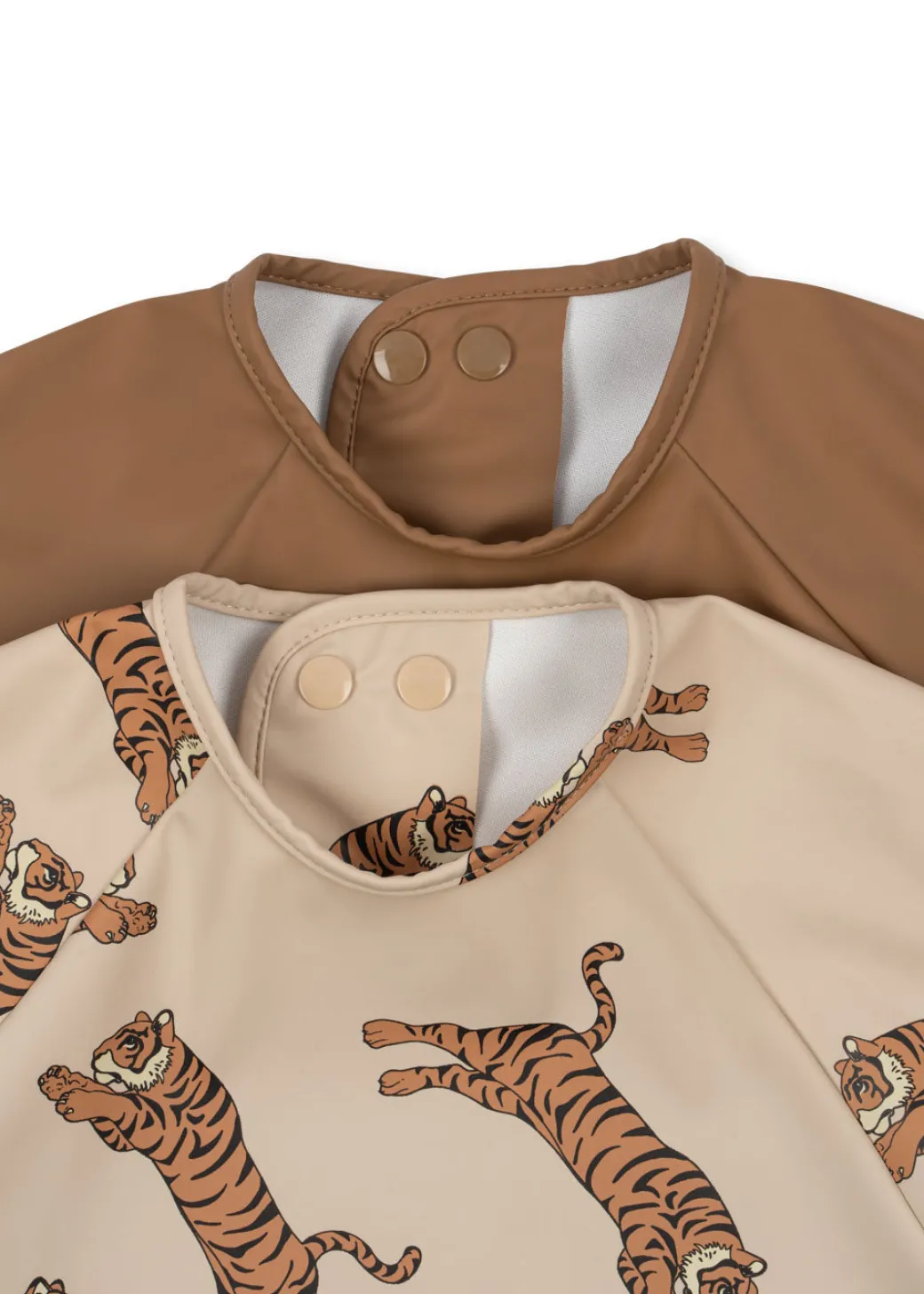 Konges Sløjd 2 pak hagesmæk - TIGER/TOASTED COCONUT tiger/toastedcoconut Best