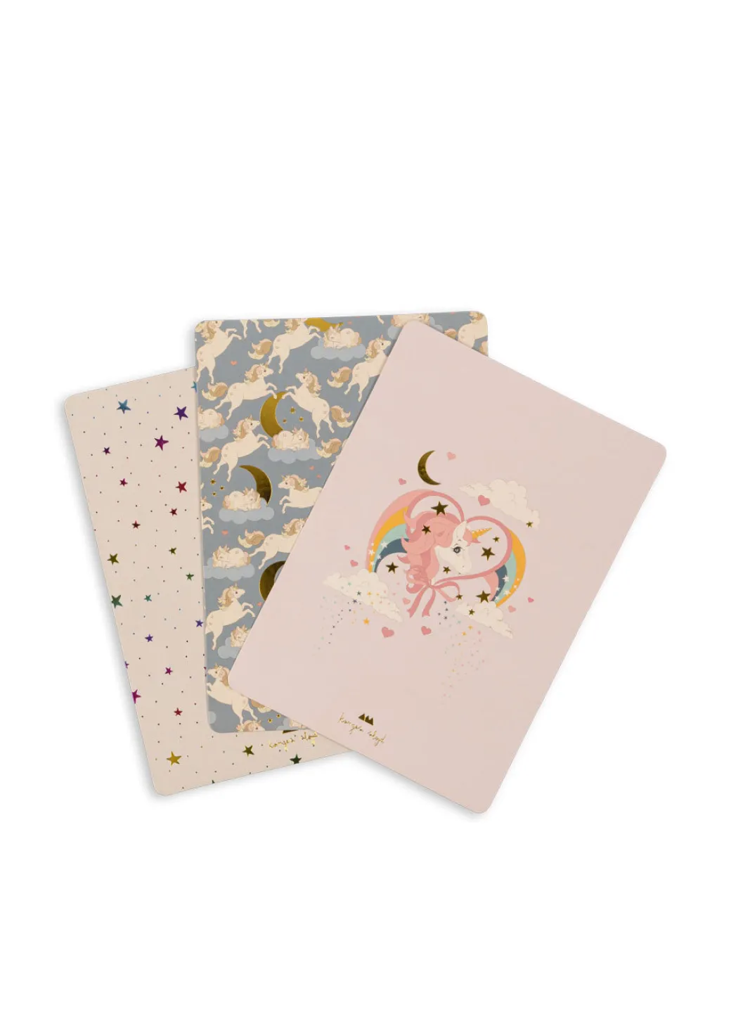 Konges Sløjd 6 pak kort - unicorn/safari Shop