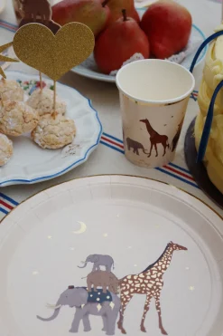 Konges Sløjd paptallerkner - safari Shop
