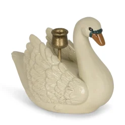 Konges Sløjd swan lysestage - creme Shop